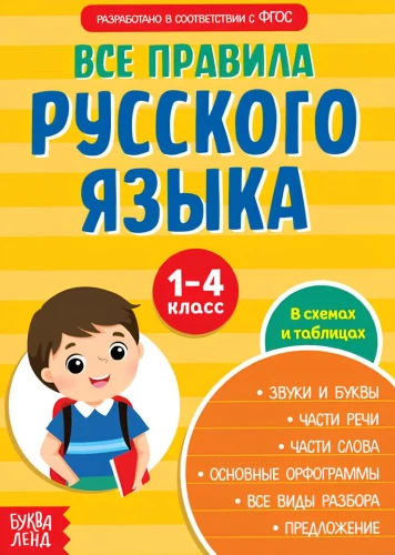 All Rules of the Russian Language for Elementary School