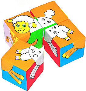 Cubes - Assemble the Picture. Animals 2