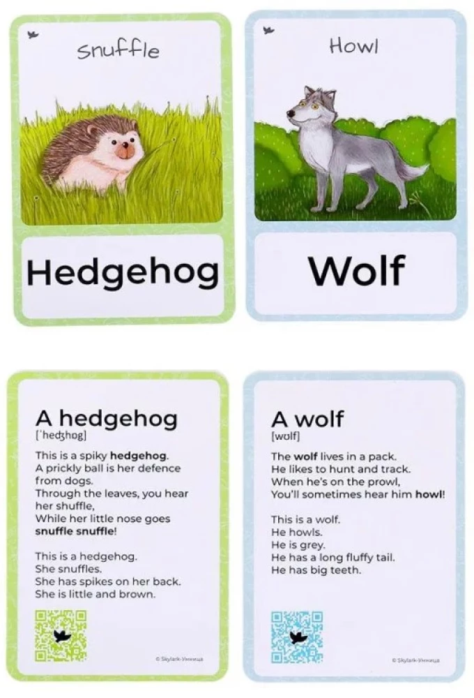 English Language Flashcards with Audio. Animals