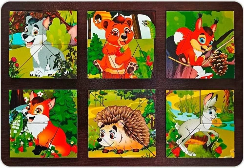 Development Board - Assemble the Square. Forest Animals