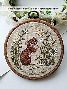 Embroidery with a smooth stitch: natural motifs. Animals, birds, flowers