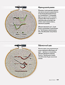 Embroidery with a smooth stitch: natural motifs. Animals, birds, flowers