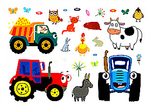 Sticker Album 100 Stickers - In the Fields